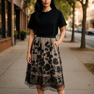 Anthropology for Lapis tube dress or skirt one‎ size